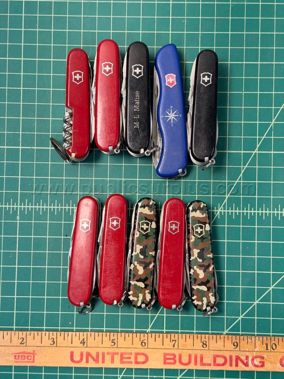Swiss Army Knives - QTY 10 - Shipping $12.00 — photo 1