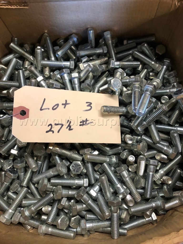 3/8"-16 x 1 1/2" Grade 5 Bolts (Lot 3) NEW — photo 1