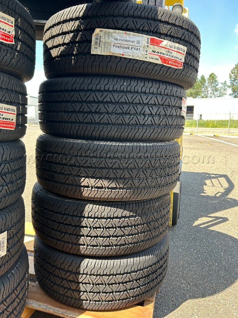 Lot of 10 Firestone Firehawk PV41 Tires — photo 1
