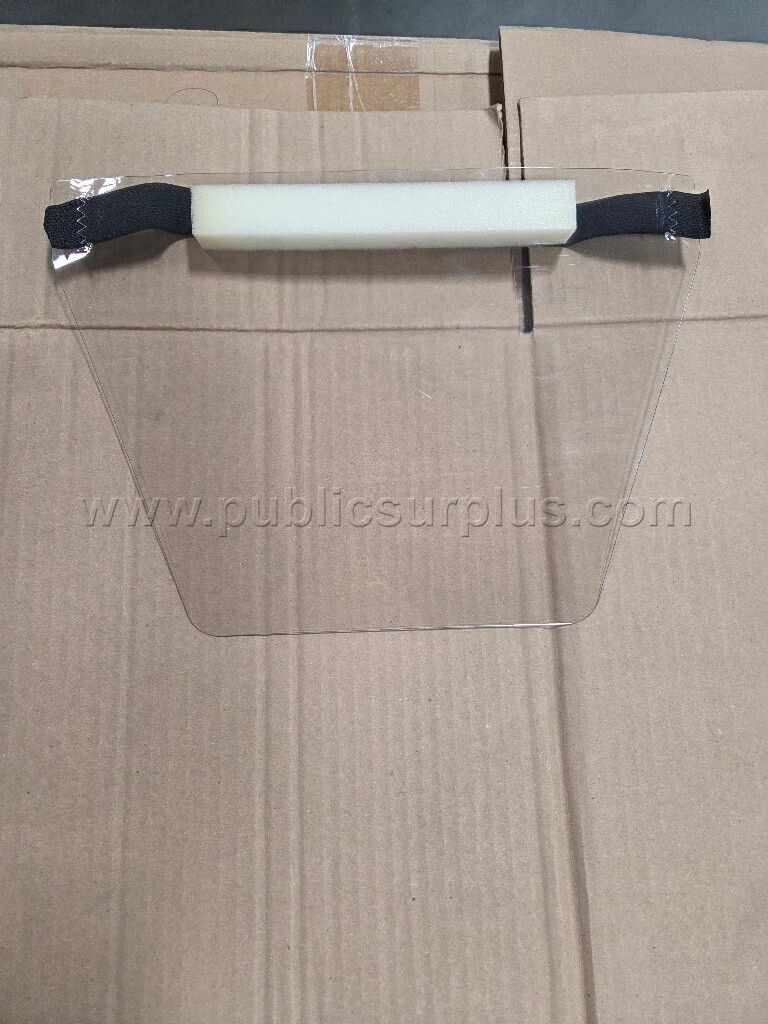 PLASTIC FACE SHIELD LOT (449) — photo 1