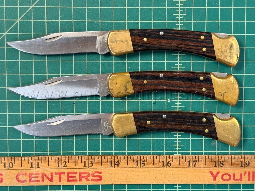 BUCK Folding Knives - QTY 3 - Shipping $12.00 — photo 1