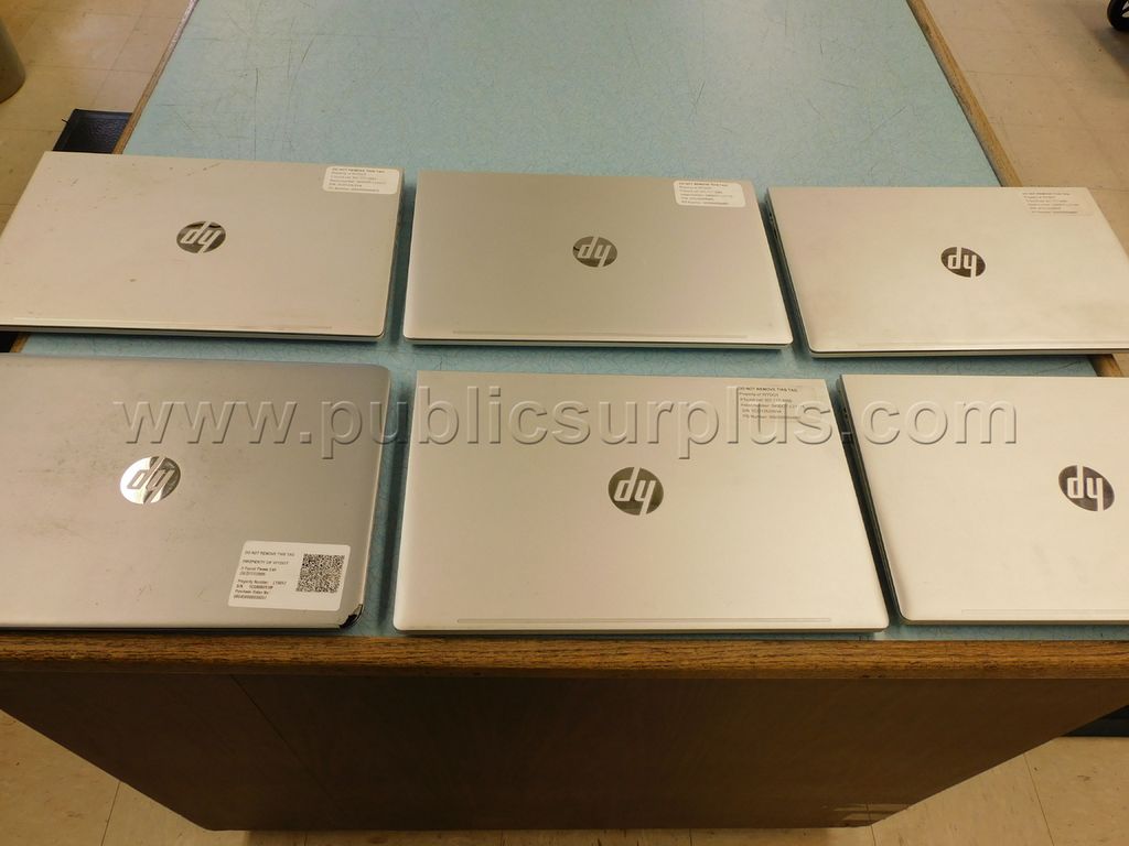 1 LOT OF 6 HP LAPTOPS - photo 1