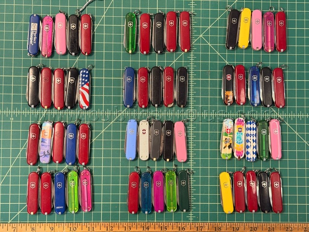 Swiss Army Knives (Small) - QTY 60 - Shipping $12.00 — photo 1