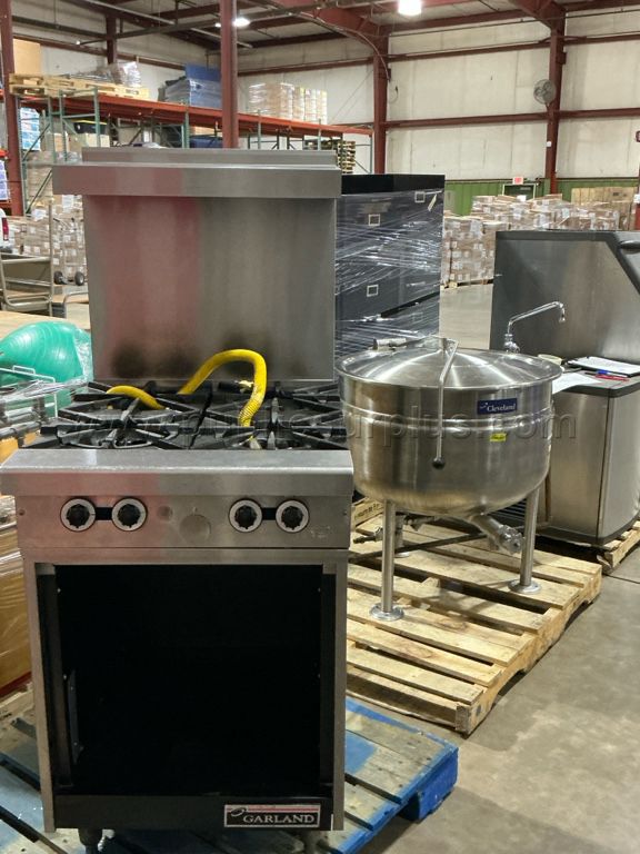 Garland gas range & Cleveland kettle — photo 1