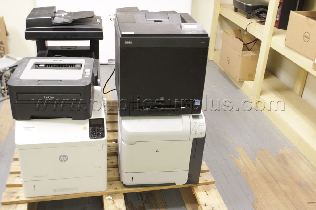 QTY 6- PRINTERS (PARTS ONLY) MODELS VARY — photo 1