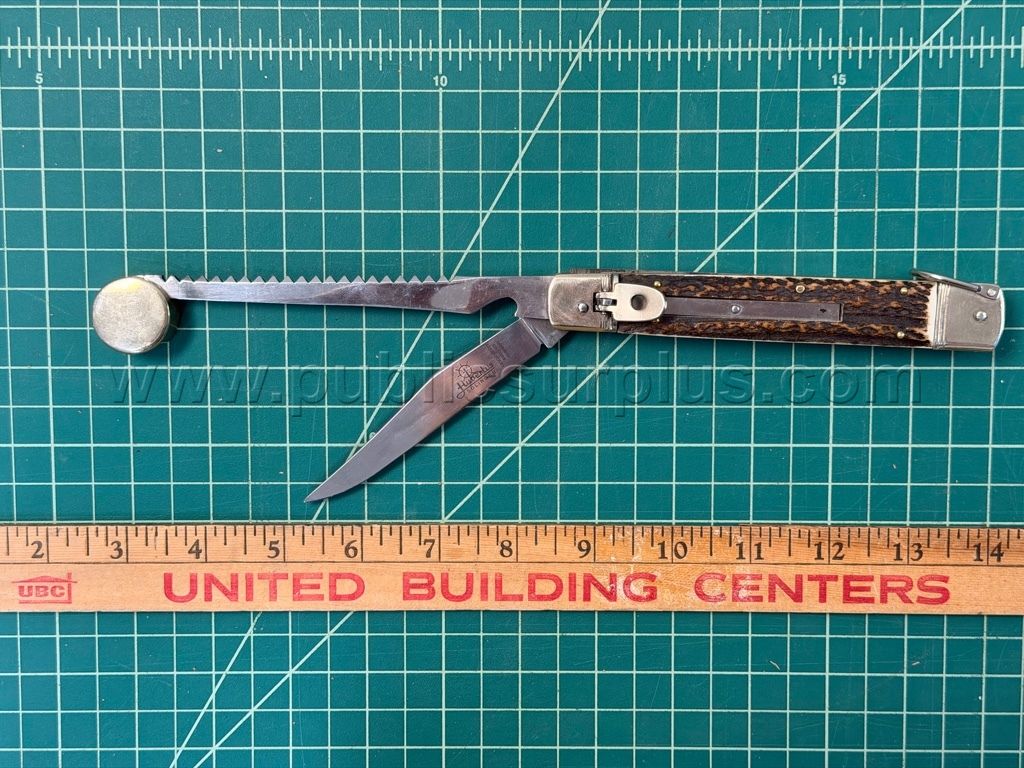 Hubertus Angler Spring Hammer Knife - QTY 1 - Shipping $12.00 — photo 1