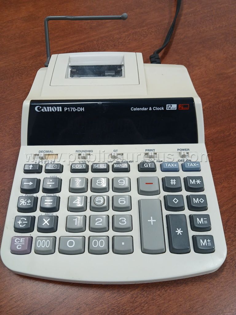 Canon P170 - DH Desk Top Printing Calculator — photo 1