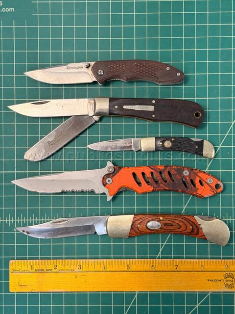 Remington Knives - QTY 5 - Shipping $12.00
