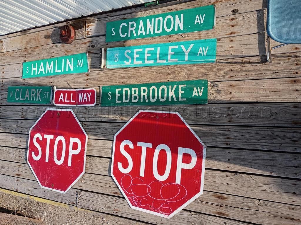 8 Aluminum Street Signs — photo 1