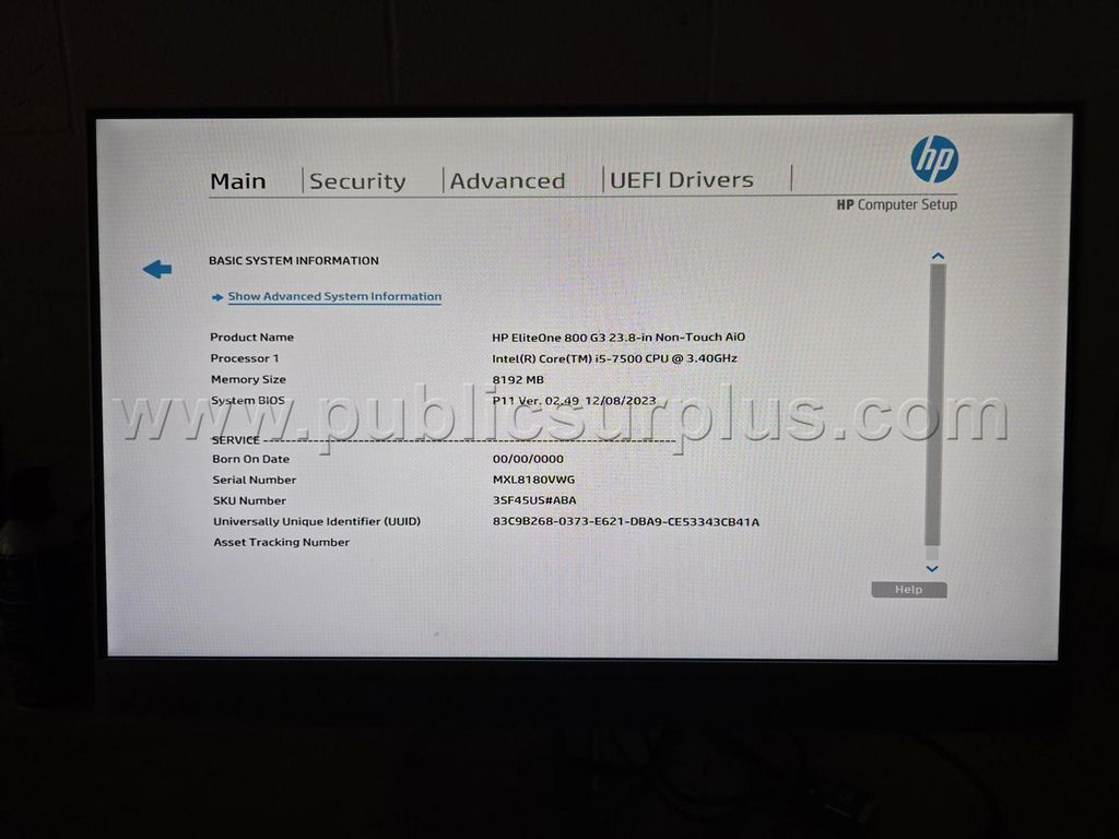 HP EliteOne 800 G3 — photo 1