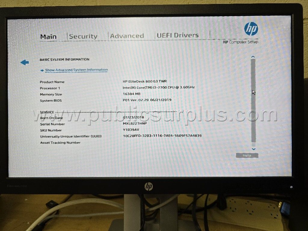 HP EliteDesk 800 G3 TWR & Two Dell Monitors — photo 1