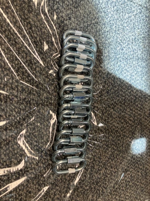 Lot of 15 - 3/16" x 2" Quick Link Couplers - J — photo 1