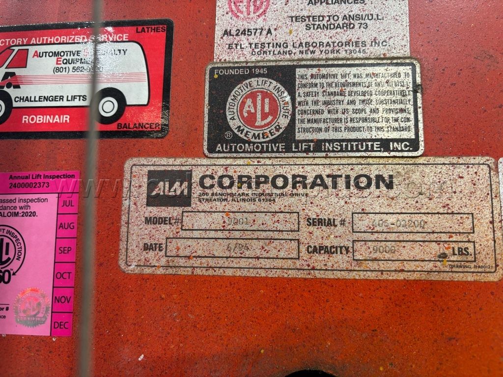 Two Post ALM Lift 9001 — photo 1