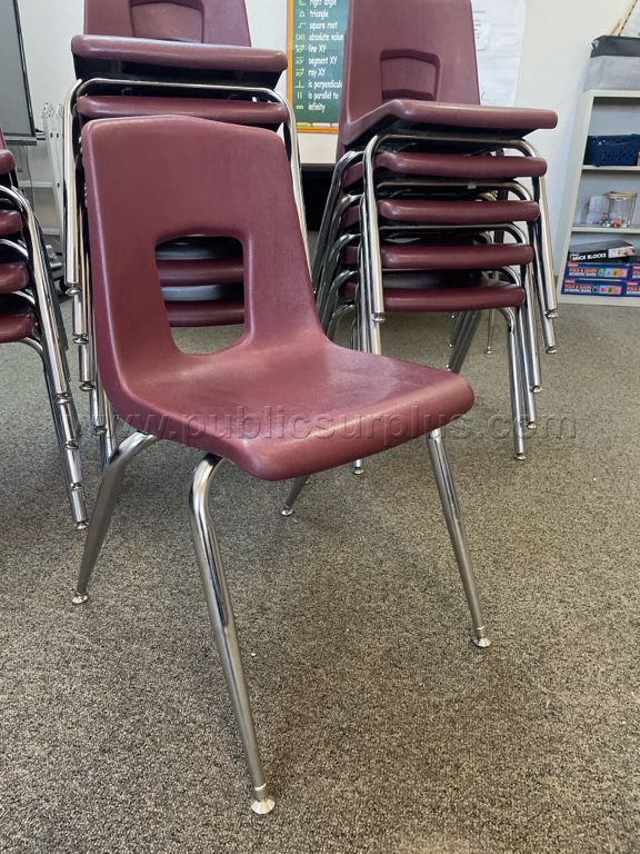 Large Student Chairs - Burgundy Color(20 Qty.) — photo 1