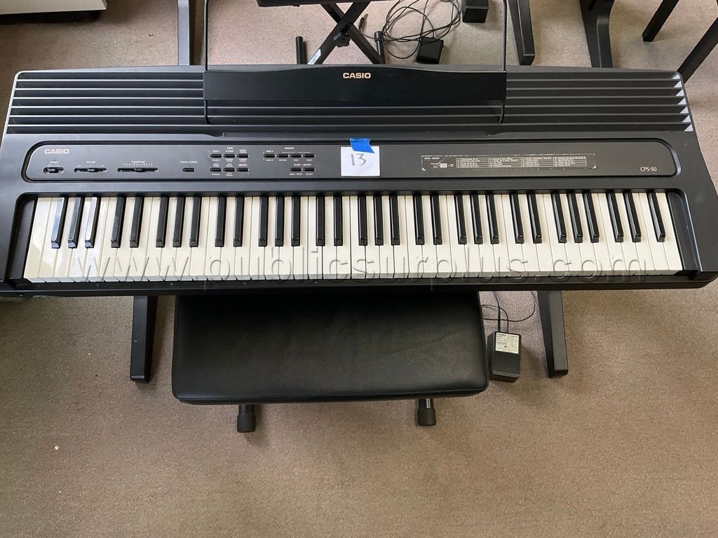 Casio Digital Piano; comes w/stand, bench and foot pedal/switch — photo 1