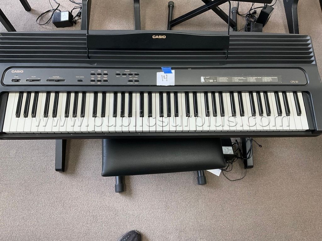 Casio Digital Piano; comes w/stand, bench and foot pedal/switch — photo 1