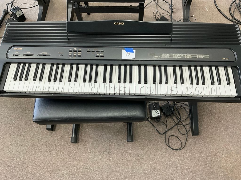Casio Digital Piano; comes w/stand, bench and foot pedal/switch — photo 1
