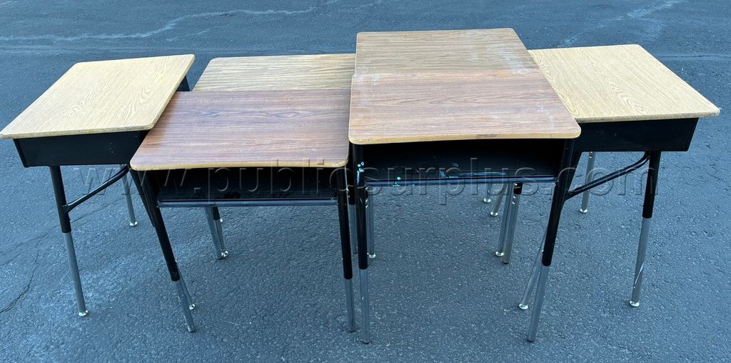 Lot of Student Desks — photo 1