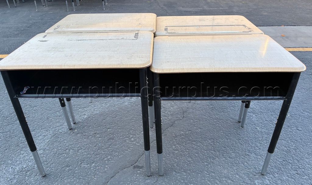 Lot of Student Desks — photo 1