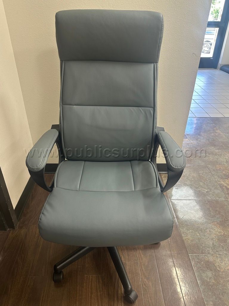 Auction#482-Grey rolling chair — photo 1