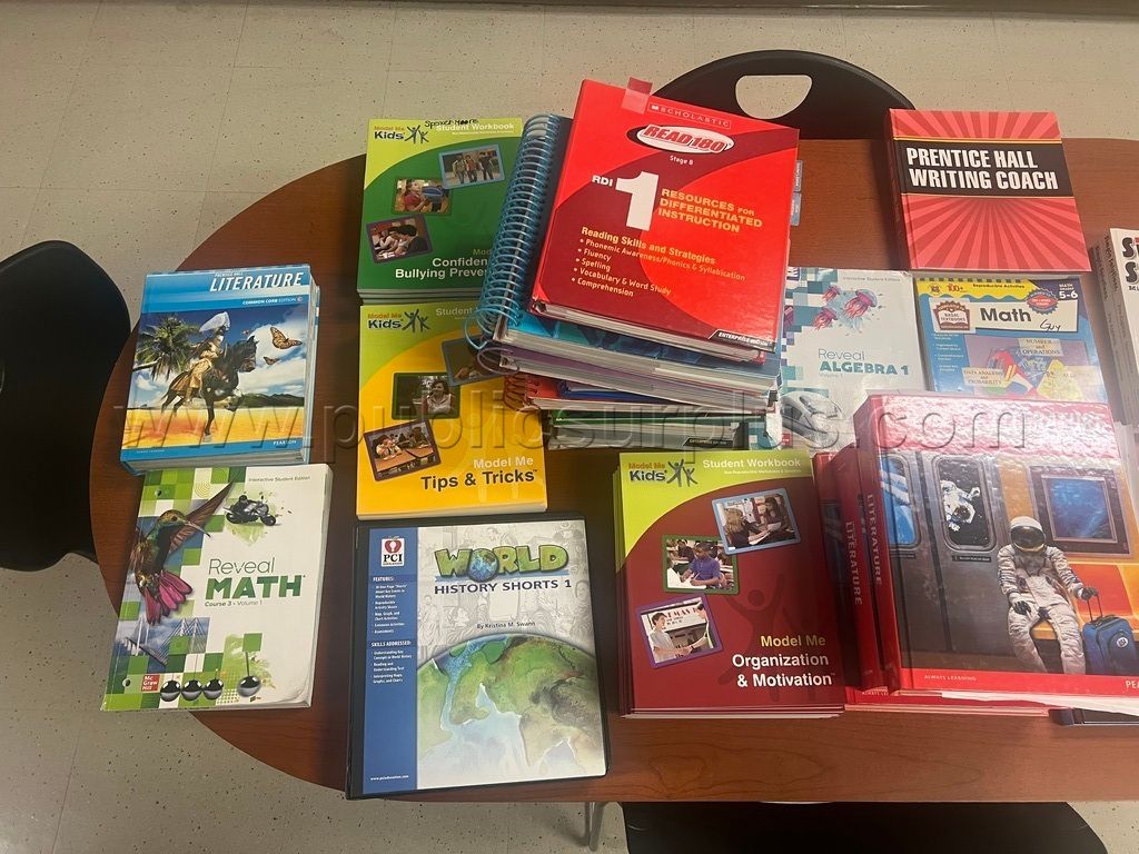 Assorted books, workbooks, teaching materials — photo 1