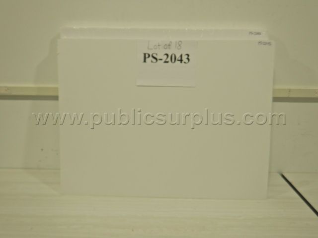 White Paper Foam Boards - Lot of 18 — photo 1