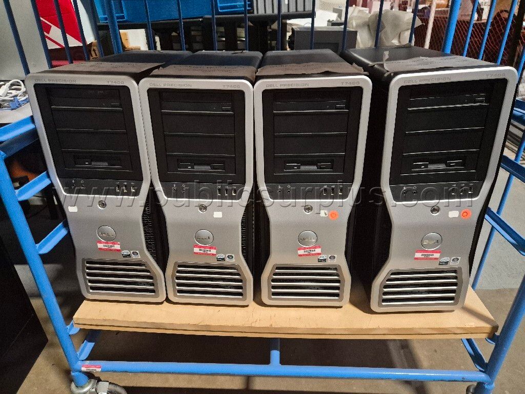 Dell Precision T7400 LOT OF (4) *Powers on, but HDDs removed* — photo 1