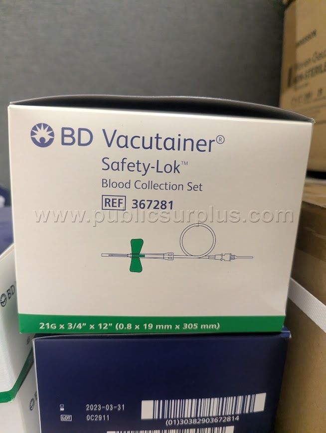 BD Vacutainer Safety-Lok Blood Collection Set LOT Q(1 case of 200) — photo 1