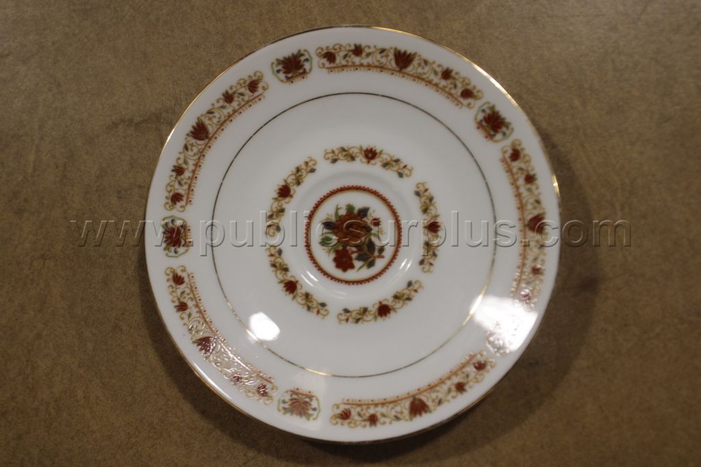Quantity-3 red flower plates — photo 1