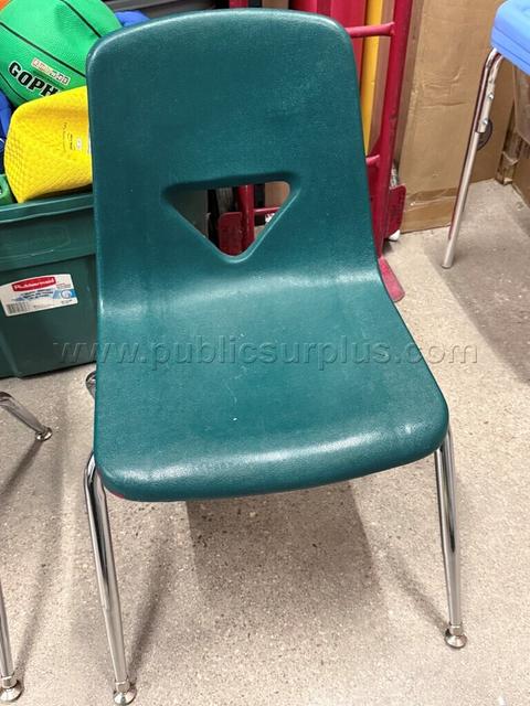 Seven Preschool Classroom Chairs