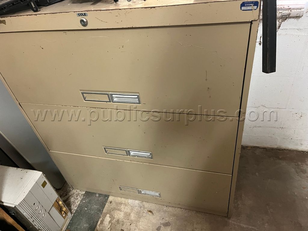Cole 3 drawer hanging file cabinet — photo 1