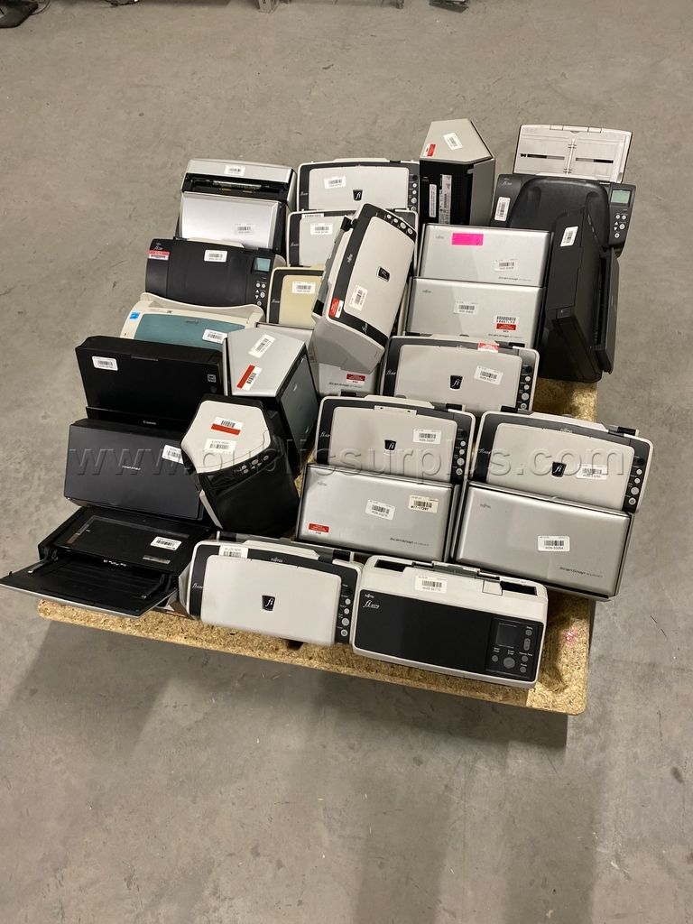 Pallet of [25] Untested Canon/Fujitsu Document Scanners - OL - UUU1 — photo 1