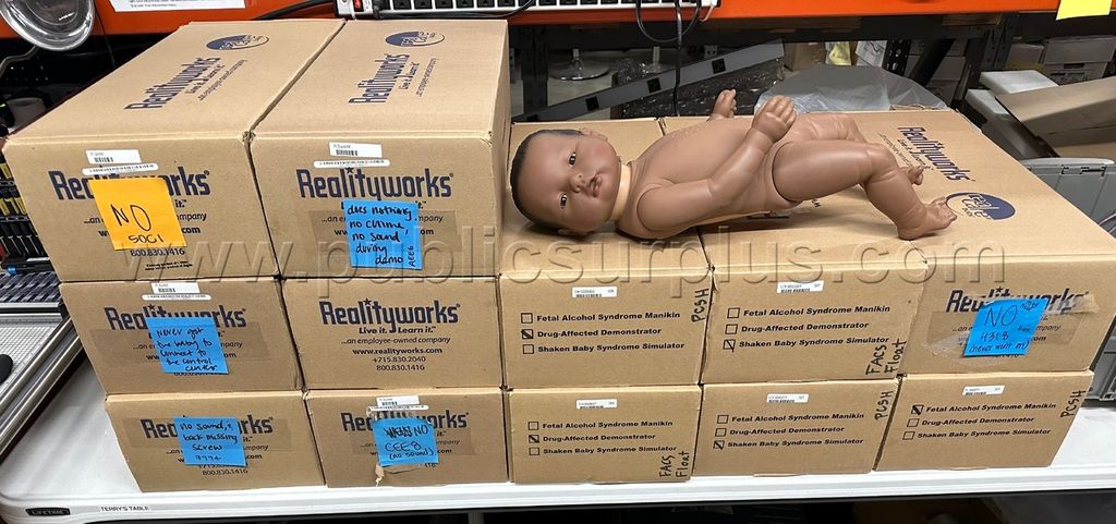Lot of 12 RealCare Baby Infant Doll Simulators - photo 1