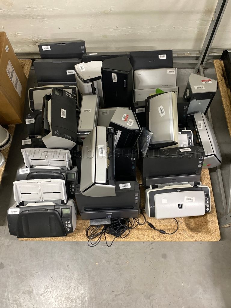 Pallet of [26] Untested Canon/Fujitsu/Epson Document Scanners - OL - UUU2 — photo 1