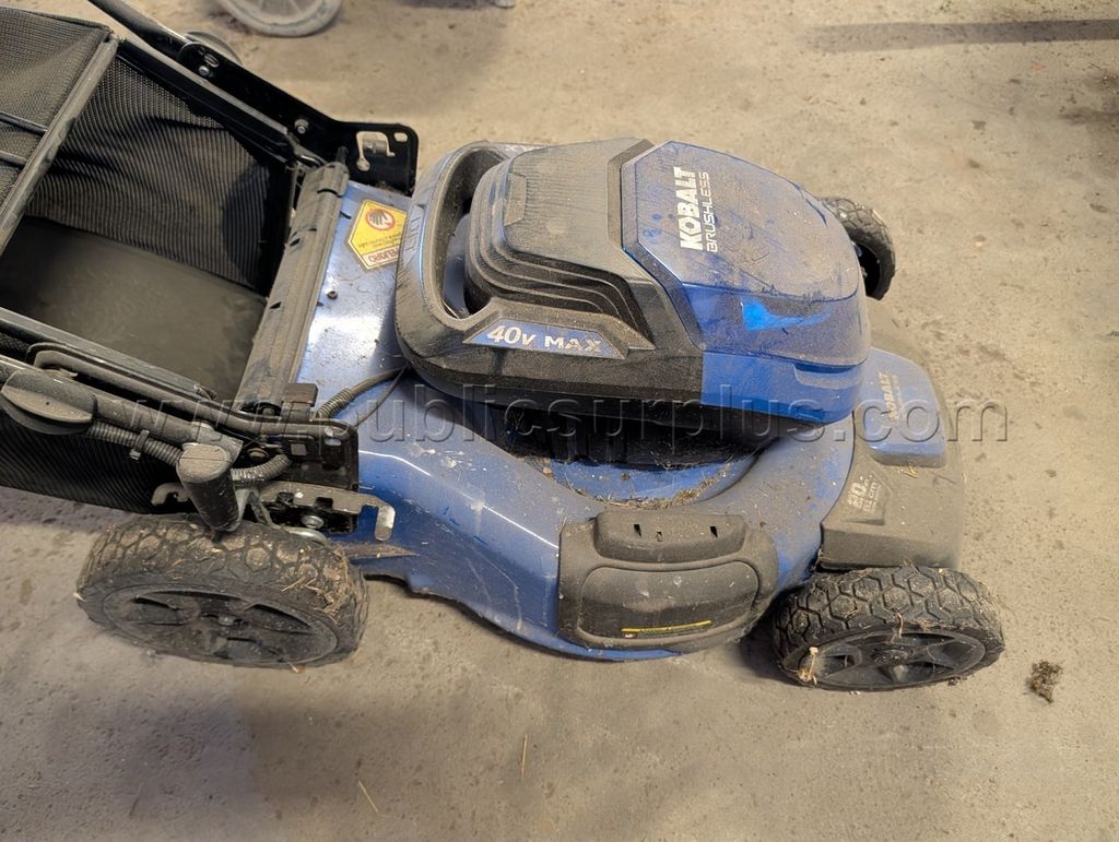 Kobalt 20" electric push mower 40v — photo 1