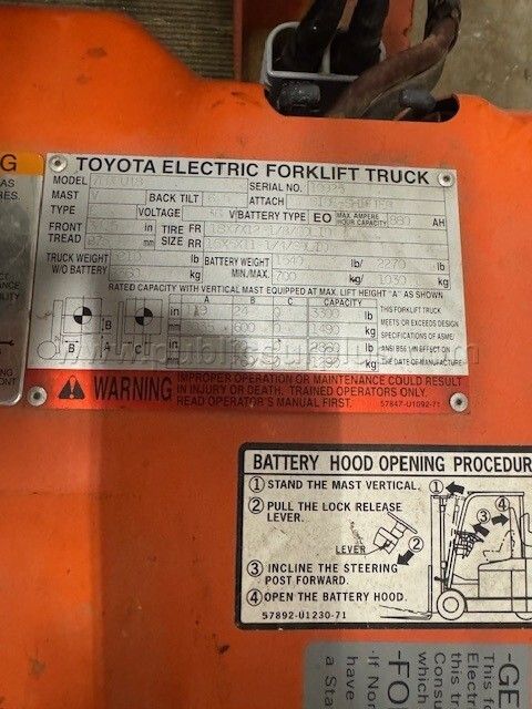 Toyota Forklift/Linde Electric Pallet truck — photo 1