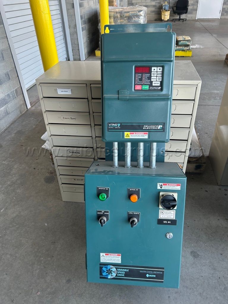Reliance VTAC7 HVAC Drive 20H4160-P12300 20HP 460V 3 Phase — photo 1