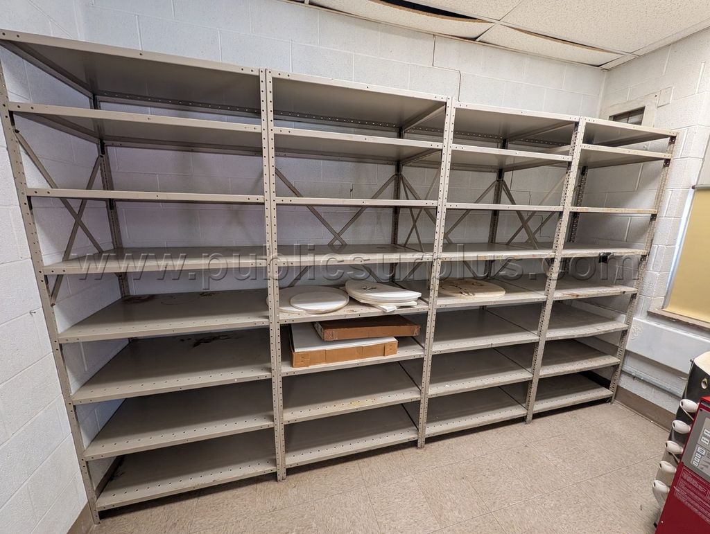 Deep shelf metal bookcase 36"x24"x84" — photo 1