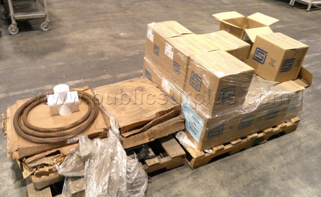 2 Pallets - Plastic PVC Fittings and Sewer Snakes - photo 1