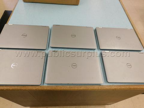 1 LOT OF 6 DELL LAPTOPS