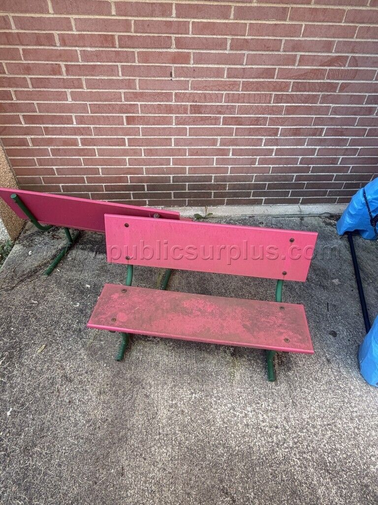 2 Metal Kids Benches — photo 1