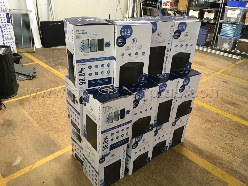 Lot of 20 New Medify Air Purifier MA-25 (Black) — photo 1