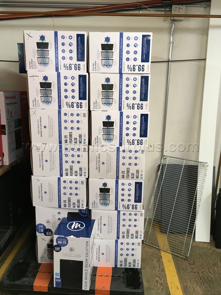 Lot of 57 New Medify Air Purifier MA-25 (Black) — photo 1
