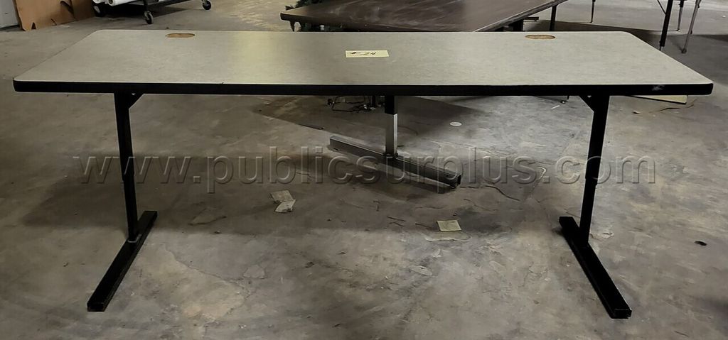 #24 Rectangular Training / Classroom Table — photo 1