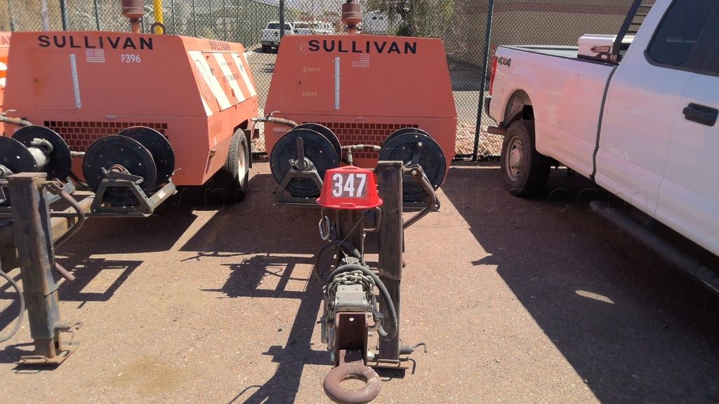 ADOT - P393 - 1996 SULLIVAN D185Q5 COMPRESSOR AIR DSL 185 CFM TRAILER MTD *TOW* - photo 1