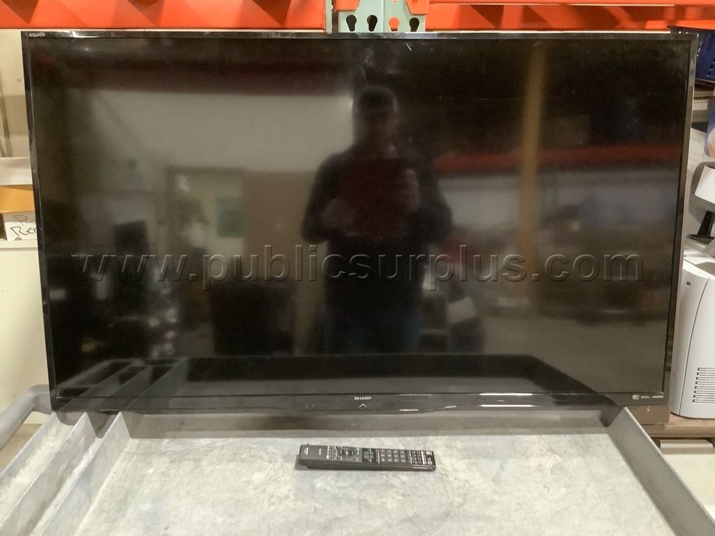 7980 - Sharp Aquos 50" TV w/Remote — photo 1