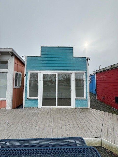 Wood Storage Unit -Blue — photo 1