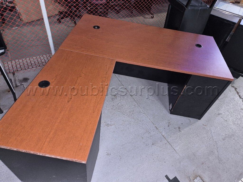 HON L-Shaped Desk — photo 1
