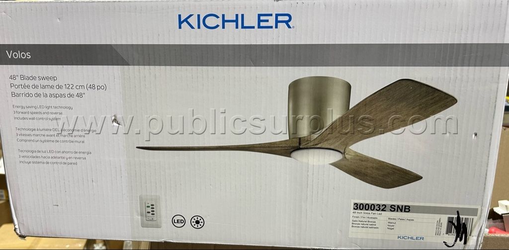 Kichler Volos 48" Indoor Ceiling LED Fan - A — photo 1