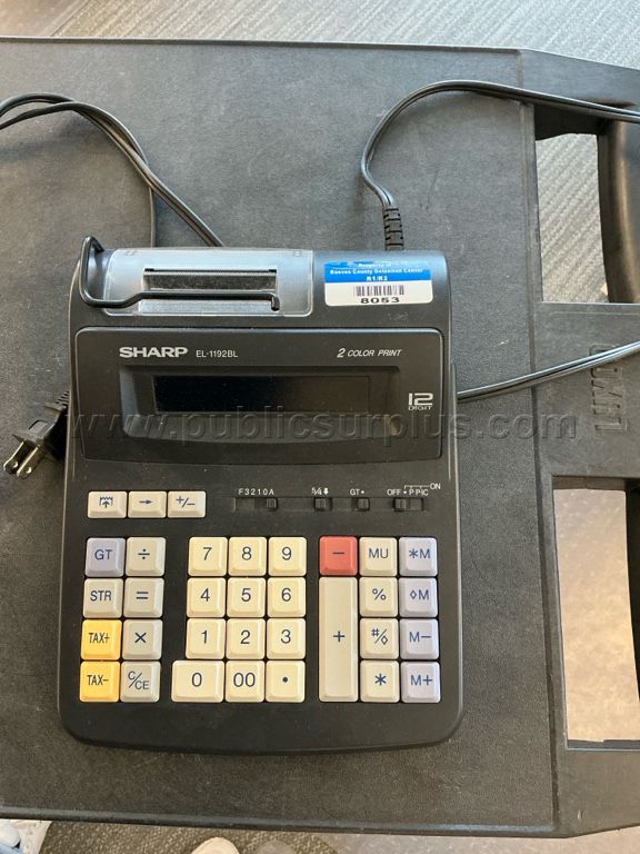 SHARP ELECTRONIC CALCULATOR - photo 1
